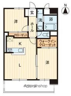 アルファレガロ高松駅前【701号室】の間取り