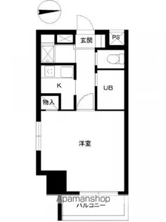 スカイコート高輪【403号室号室】の間取り