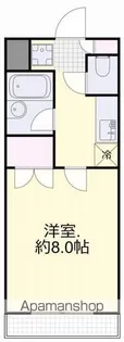 フィオーレK2【406号室】の間取り