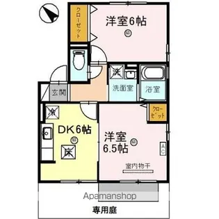 ウィルモア山泉【1階】の間取り