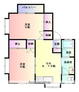 カームレジデンスⅢ【101号室】の間取り