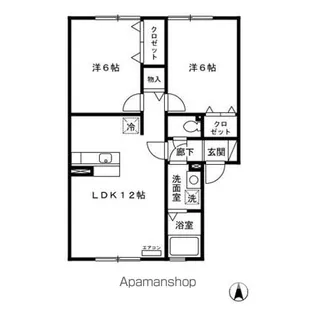 セジュール早稲田 A【2階】の間取り