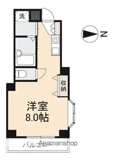 ディアコート栗林【603号室】の間取り