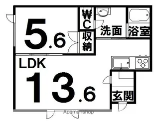 アイーレⅠ【2階】の間取り