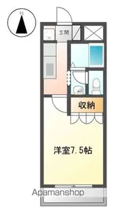 エトワール大開【2階】の間取り