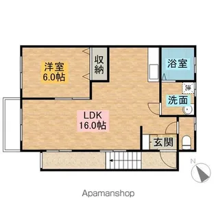 メゾンコジマⅣ【201号室】の間取り