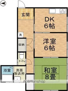 リバーサイド新橋【1号室】の間取り