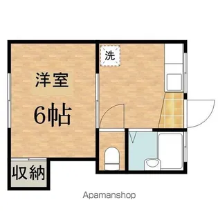 傘風子 北野【202号室】の間取り