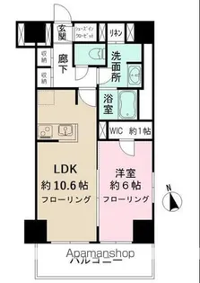東京都新宿区百人町1丁目【マンション】の間取り