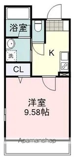 カフェ・ド・ショパン【305号室】の間取り