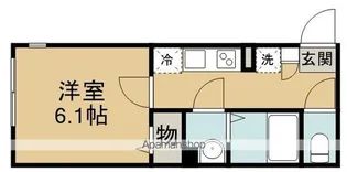 MQUARTO若葉Ⅰ【2階】の間取り