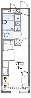 レオパレスメゾン太白【205号室】の間取り