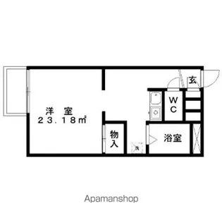 千葉県我孫子市東我孫子1丁目【アパート】の間取り
