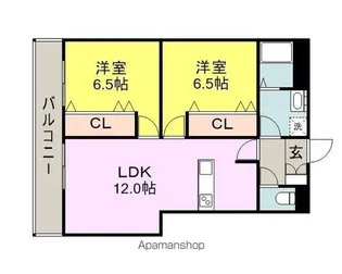 サンシャインコーポ【3階】の間取り