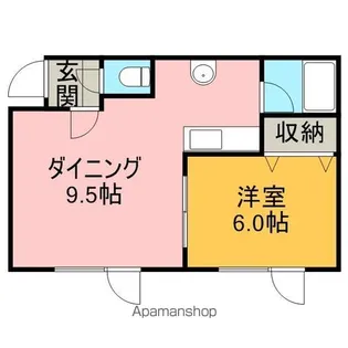 やすらぎの館【105号室】の間取り