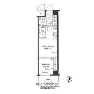 グランハイツ高田馬場【7階】の間取り