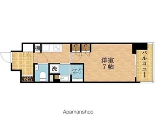 ザ・パークハビオ都島フロント【7階】の間取り