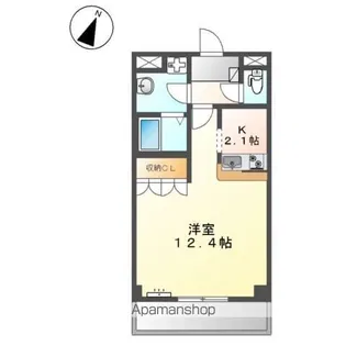 メゾン・ド・万葉【3階】の間取り