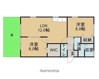 ライトスノー【1階】の間取り