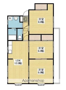 ブリアンローズM【3階】の間取り