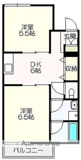 東ノ丸マンション【4階】の間取り