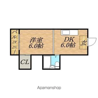 ハイツ19【205号室】の間取り