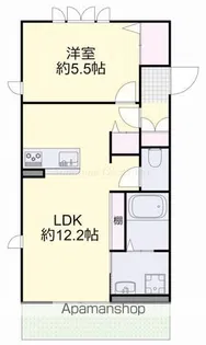 SOUTH WING【1階】の間取り