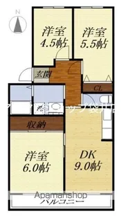 Kフラット11【2階】の間取り