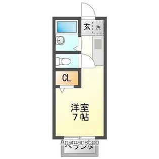 ハウスナサⅡ【B-201号室】の間取り