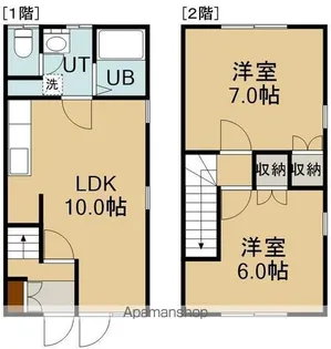 JOY8【801号室】の間取り