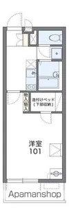 レオパレスマドンナ Ⅱ【302号室】の間取り