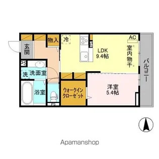 プライムレジデンス【2階】の間取り