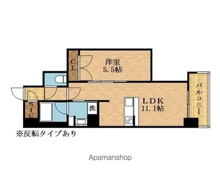 リビオメゾン新大阪【5階】の間取り