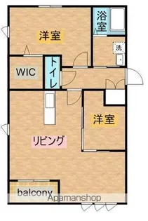 エコライフ長鶴【1階】の間取り