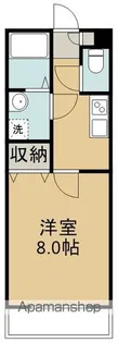 スカイハーツ大和町【301号室】の間取り