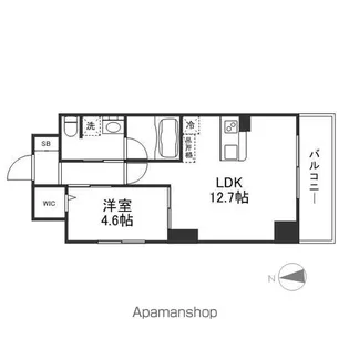 エルミナラクト【201号室】の間取り