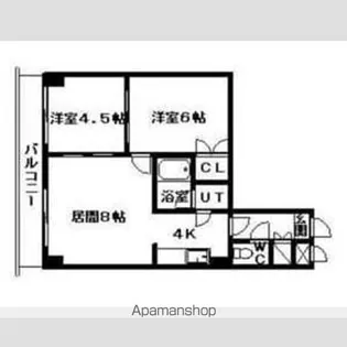 アルカディア33【517号室】の間取り