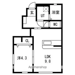 TX前沢 B【1階】の間取り
