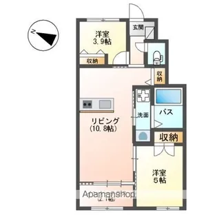 ラコッリーナ【1階】の間取り