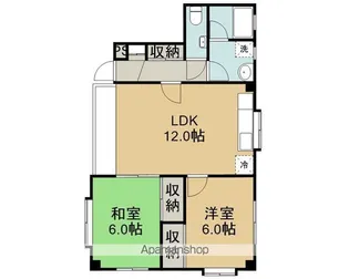 イースト・ハイツ【202号室】の間取り