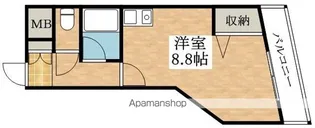 ピュアシティKIRE【6階】の間取り