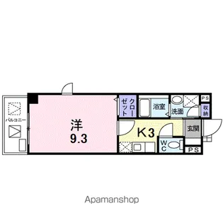 マニフィーク【2階】の間取り