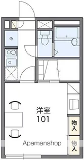 レオパレスSEASIDEⅣ【201号室】の間取り