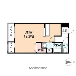 メゾンK&М Ⅷ【203号室】の間取り