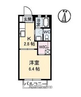 サントークさつき【2階】の間取り