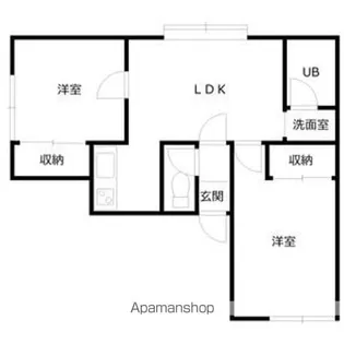 ステージインA45【103号室】の間取り