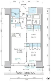 パークアクシス池袋イースト【8階】の間取り