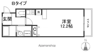 ローサセタ【1階】の間取り