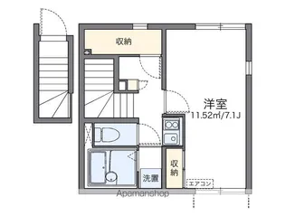 レオネクストフォレストT&T【2階】の間取り