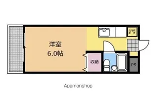 エクレール橋本【202号室】の間取り